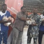 Moov Africa Ligue Pro- Handball : : Sidikou Karimou et son équipe octroient des matériels aux clubs