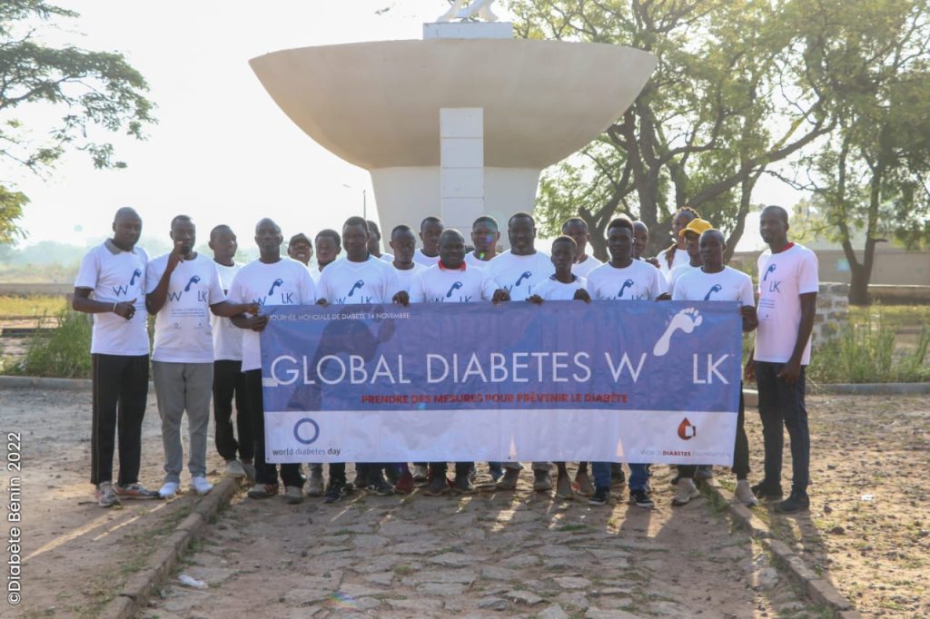 Célébration de la Journée Mondiale du Diabète : “La marche de la santé” à Parakou organisée par l’ONG Diabète Bénin