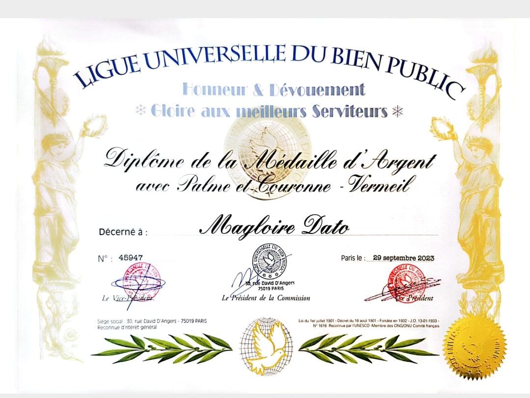 Médaille Originale Ligue Parisienne De Football – Argent – Saison 1930-31
